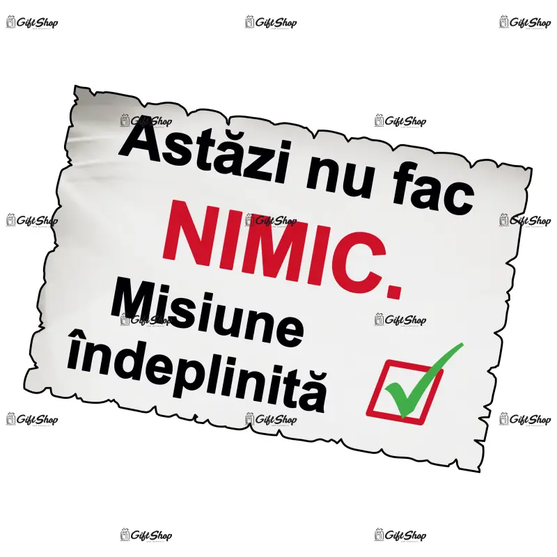 Astazi nu fac nimic..., magnet frigider mgs082